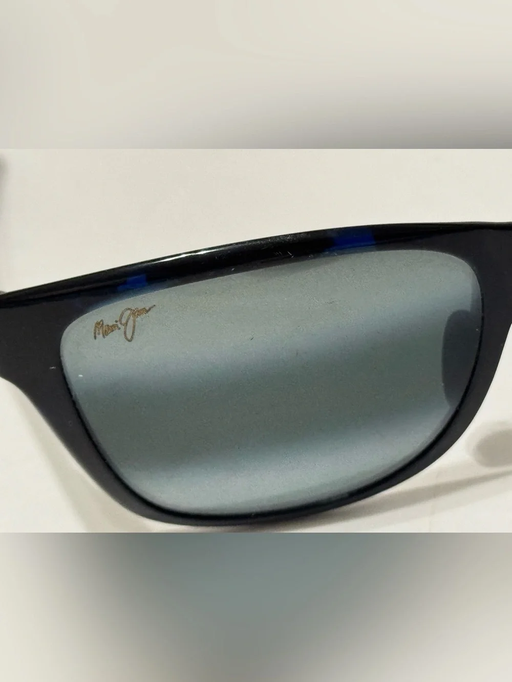 Maui Jim Road Trip MJ435-03J Polarized Sunglasses Black Blue 57-17-134